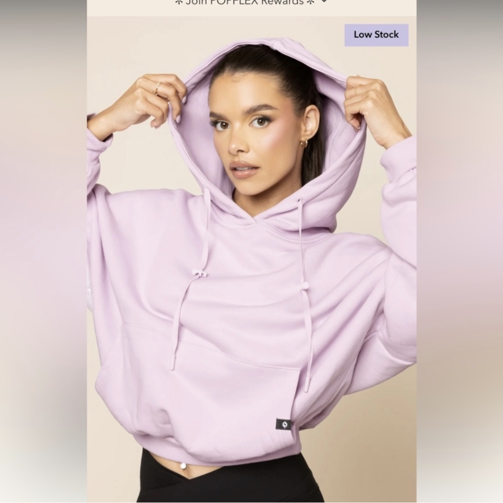 Popflex Pullover Cloud Hoodie Lilac Lavender Women's Hoodie POPFLEX S/M Baggy